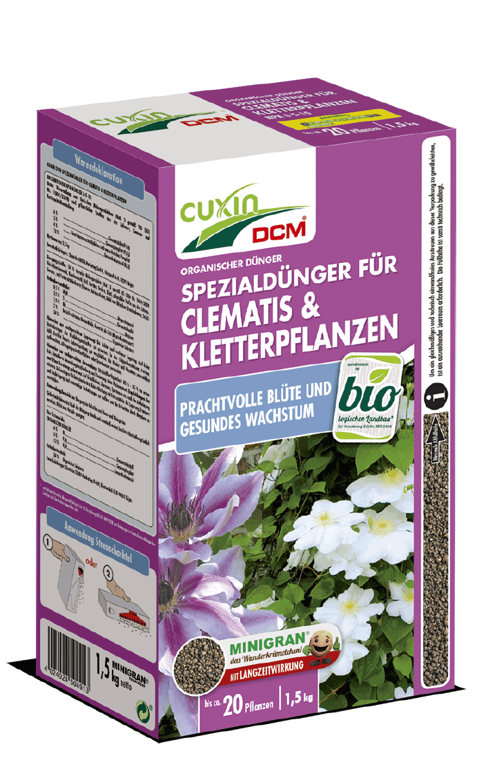 CUXIN DCM Spezialdünger für Clematis und Kletterpflanzen